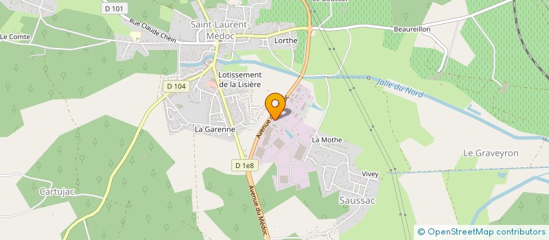 localisation de l'entreprise ID THERMIQUE à SAINT-LAURENT-MEDOC