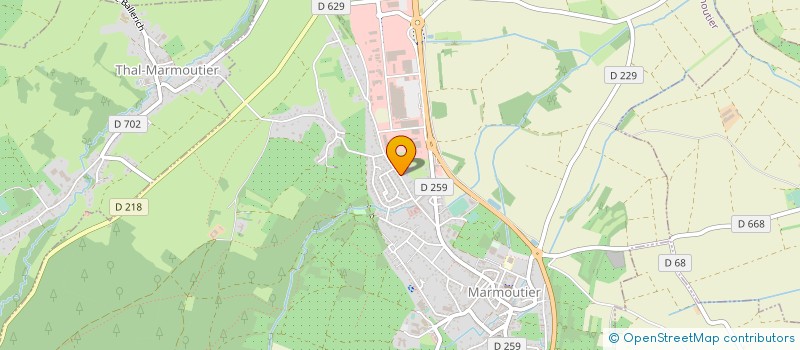 localisation de l'entreprise ID THERMIQUE  MARMOUTIER