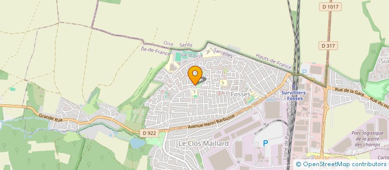 localisation de l'entreprise ID TRANSPORTS  FOSSES