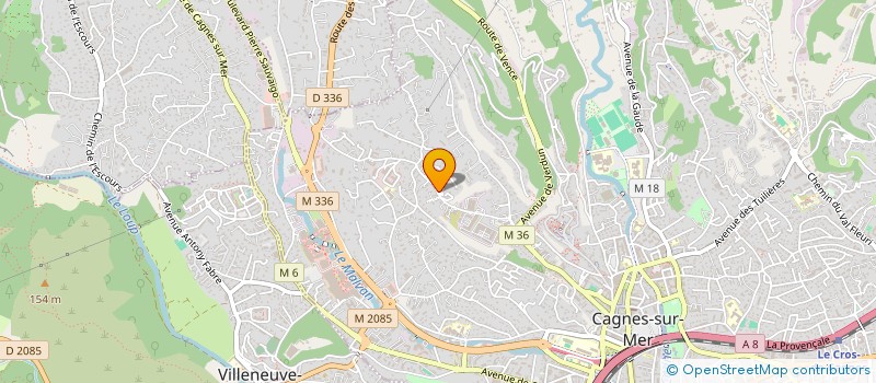 localisation de l'entreprise ID TRAVAUX à CAGNES-SUR-MER