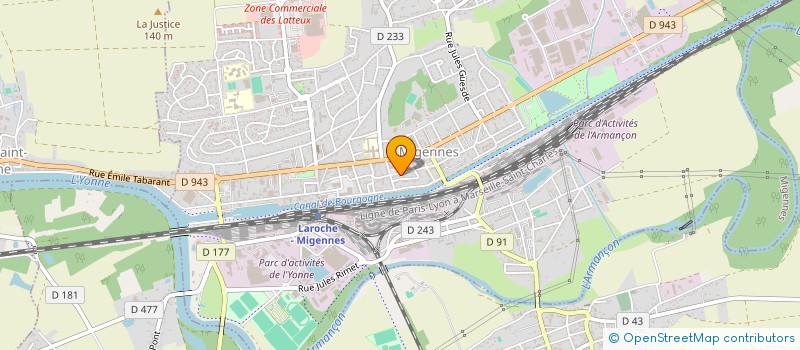 localisation de l'entreprise ID2+ à MIGENNES