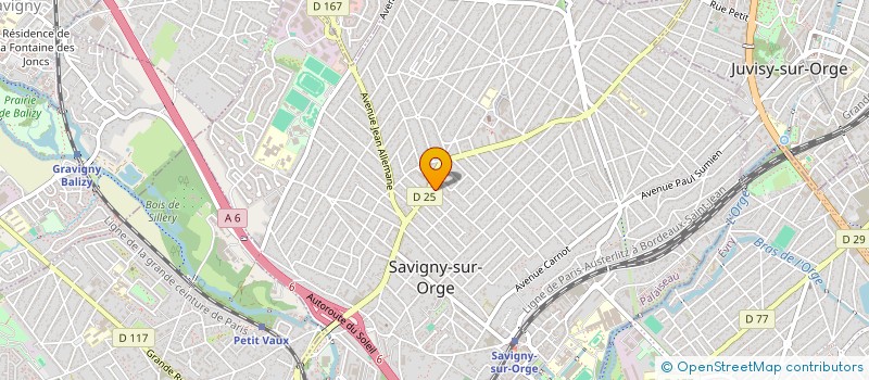 localisation de l'entreprise ID2F à SAVIGNY-SUR-ORGE
