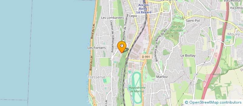 localisation de l'entreprise ID2SA  TRESSERVE