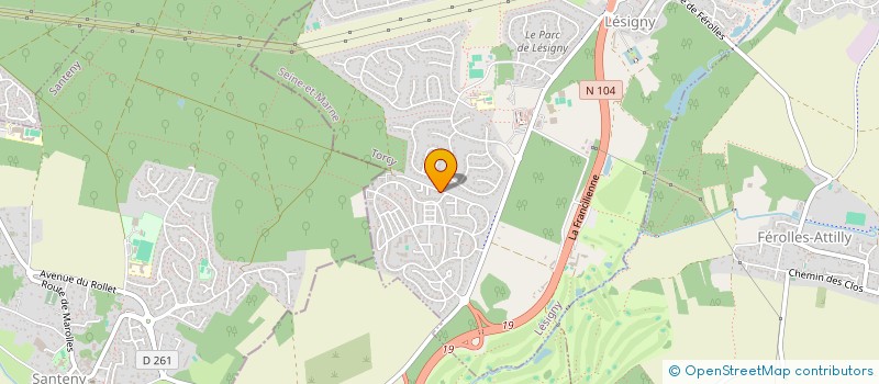 localisation de l'entreprise ID2TAUX à LESIGNY