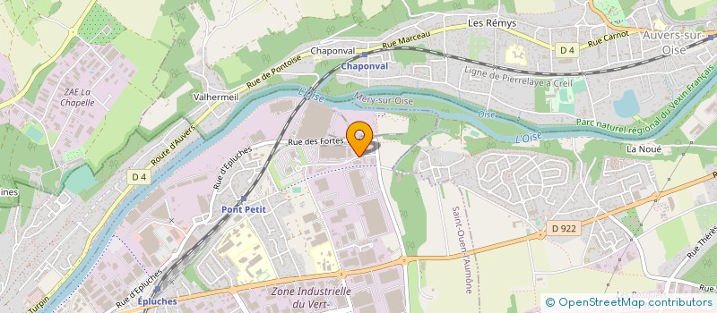 localisation de l'entreprise ID2V  SAINT-OUEN-L'AUMONE