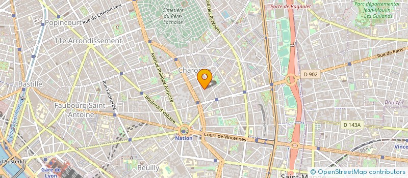 localisation de l'entreprise ID3  PARIS