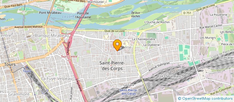 localisation de l'entreprise ID37 à SAINT-PIERRE-DES-CORPS