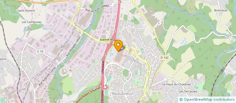 localisation de l'entreprise ID3D à LIMOGES