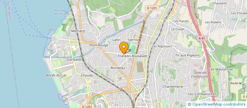 localisation de l'entreprise ID3E à AIX-LES-BAINS