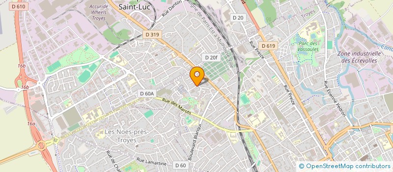 localisation de l'entreprise ID3ENERGIES à TROYES