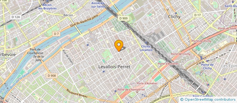 localisation de l'entreprise ID9 SERVICE à LEVALLOIS-PERRET