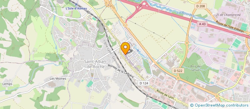 localisation de l'entreprise IDA FORMATION  BOURGOIN-JALLIEU