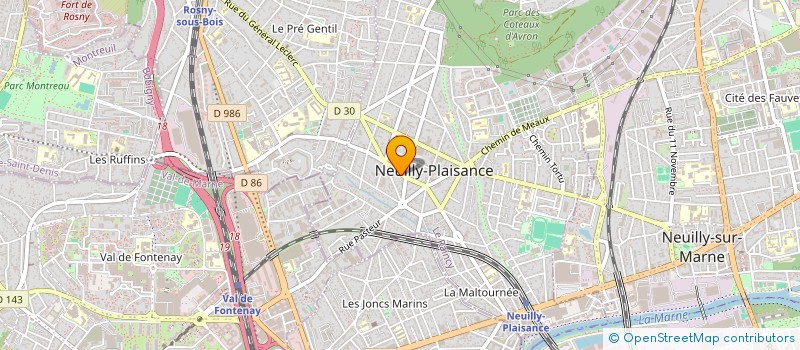 localisation de l'entreprise IDA NOVA à NEUILLY-PLAISANCE