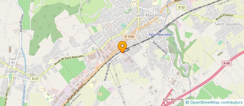 localisation de l'entreprise IDAC  SAINT-MARCELLIN