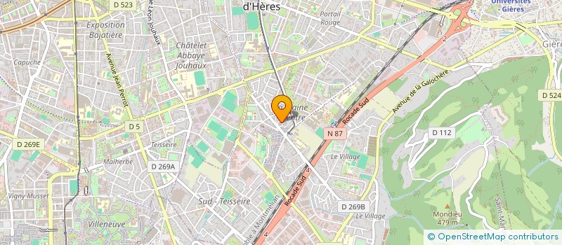 localisation de l'entreprise IDAC à SAINT-MARTIN-D'HERES