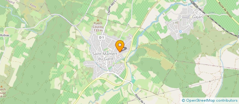 localisation de l'entreprise IDAC TRANSPORT  SAINT-MAMERT-DU-GARD