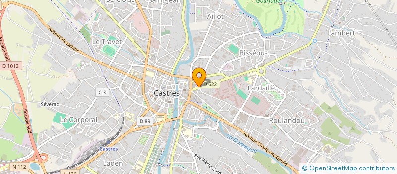 localisation de l'entreprise IDAEUS.COM-COMMUNICATION SOLUTIONS à CASTRES