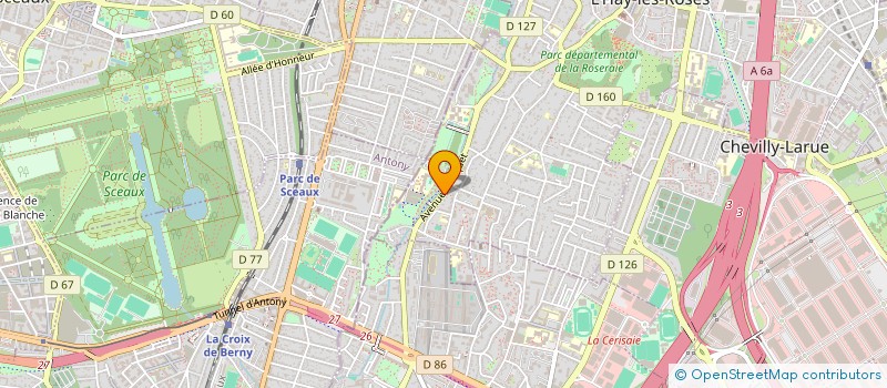 localisation de l'entreprise IDAI  L'HAY-LES-ROSES