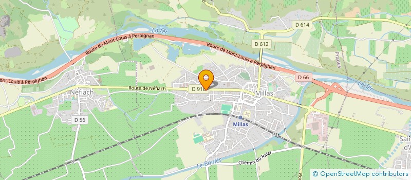 localisation de l'entreprise IDAIME  MILLAS