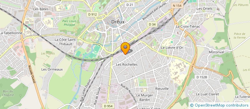 localisation de l'entreprise IDAK à DREUX