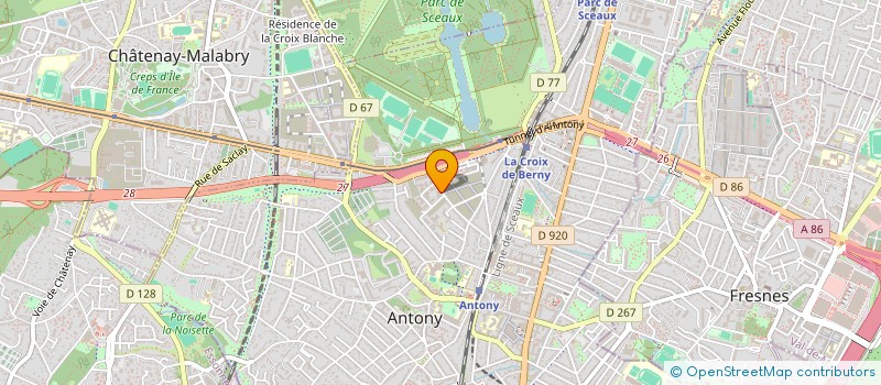 localisation de l'entreprise IDAKTECH à ANTONY
