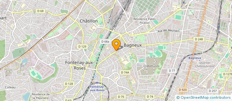 localisation de l'entreprise IDALEA à FONTENAY-AUX-ROSES