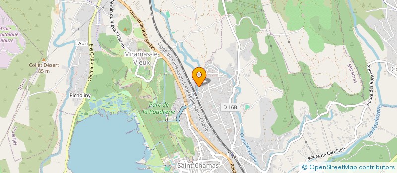 localisation de l'entreprise IDALINA  SAINT-CHAMAS