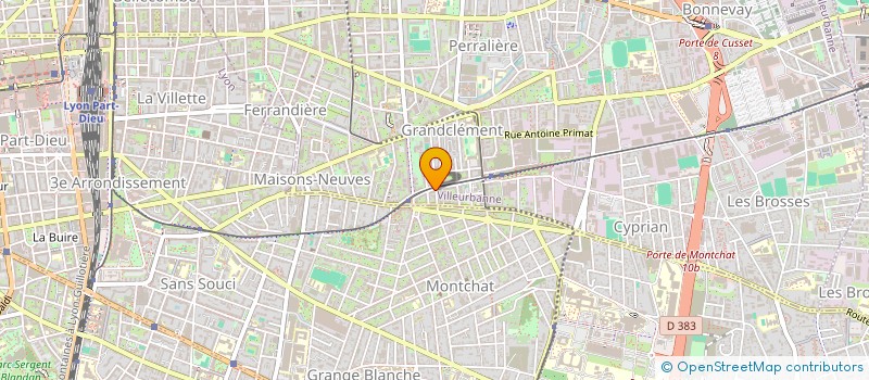 localisation de l'entreprise IDALYS  VILLEURBANNE