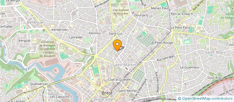 localisation de l'entreprise IDAO à BREST