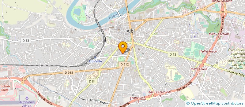 localisation de l'entreprise IDARE à ALBI
