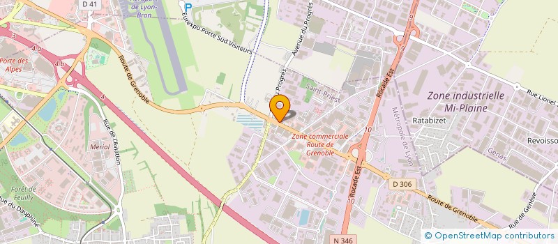 localisation de l'entreprise IDAW PUBLICITE  SAINT-PRIEST