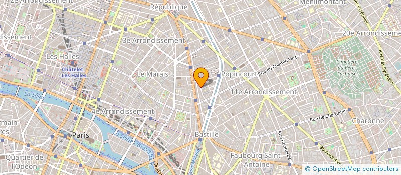 localisation de l'entreprise IDB  PARIS