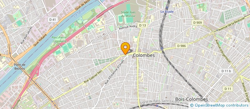 localisation de l'entreprise IDB IMPULSE à COLOMBES