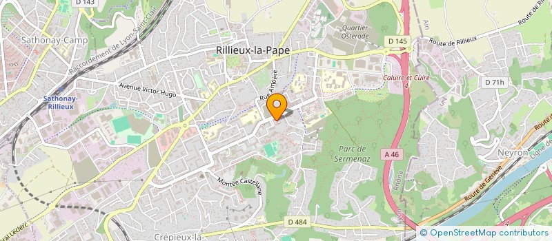 localisation de l'entreprise IDB PATISSERIE à RILLIEUX-LA-PAPE