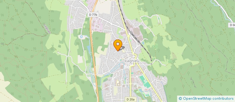 localisation de l'entreprise IDBA  LAGNIEU