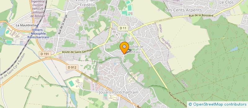 localisation de l'entreprise IDBD à NEAUPHLE-LE-CHATEAU