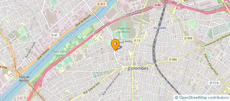 localisation de l'entreprise IDBIBN à COLOMBES
