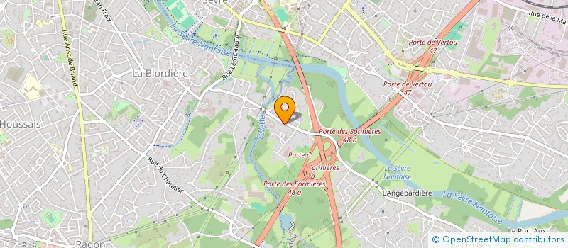 localisation de l'entreprise IDBLEU à NANTES