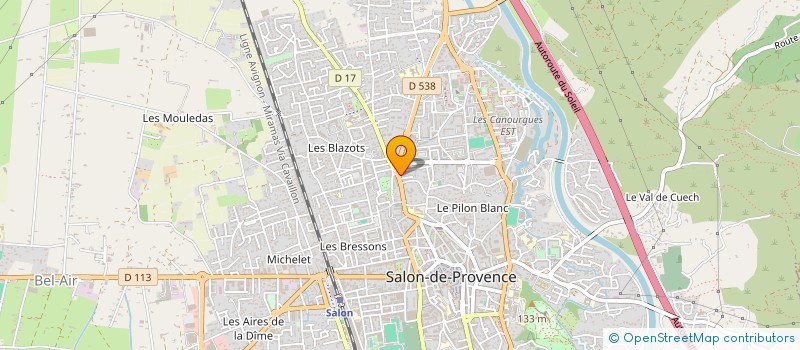 localisation de l'entreprise IDBP  SALON-DE-PROVENCE