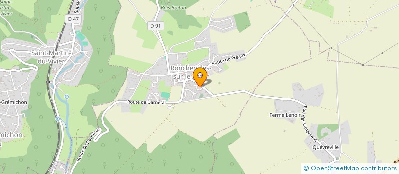 localisation de l'entreprise IDBV GROUPE  RONCHEROLLES-SUR-LE-VIVIER