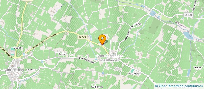 localisation de l'entreprise IDBYM  SAINT-CHRISTOPHE-DES-BARDES