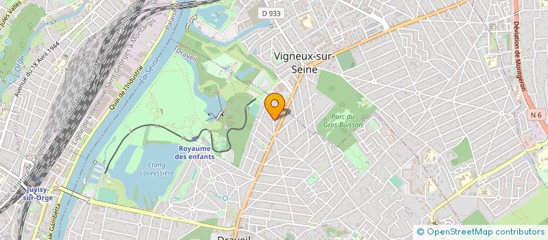 localisation de l'entreprise IDC à DRAVEIL