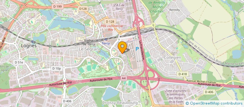 localisation de l'entreprise IDC  TORCY