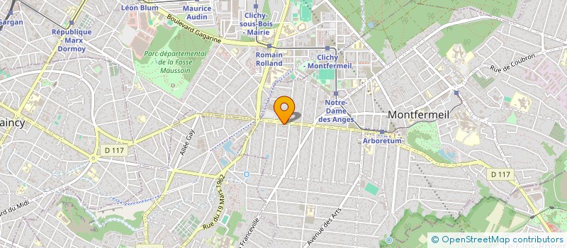localisation de l'entreprise IDC à MONTFERMEIL