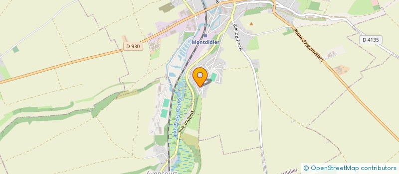 localisation de l'entreprise IDC à MONTDIDIER