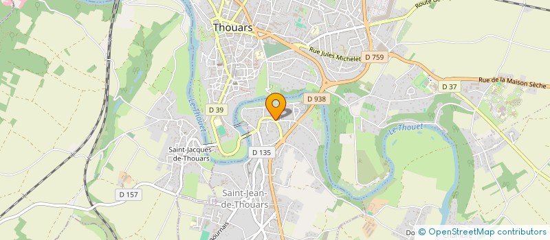 localisation de l'entreprise IDC FRANCE à SAINT-JEAN-DE-THOUARS