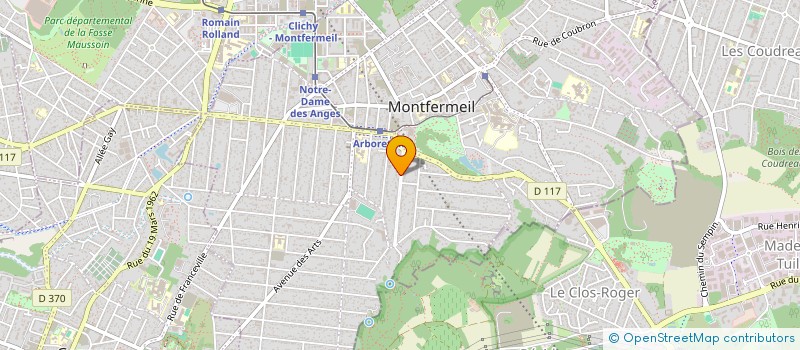 localisation de l'entreprise IDCPRO à MONTFERMEIL