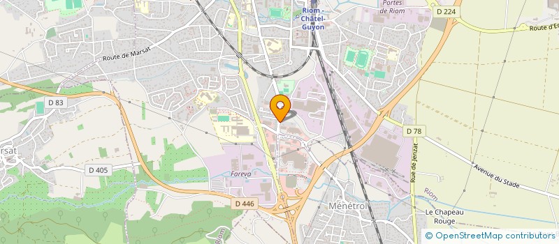 localisation de l'entreprise IDDAEL  RIOM