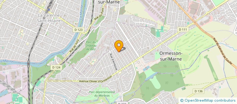 localisation de l'entreprise IDDC à ORMESSON-SUR-MARNE
