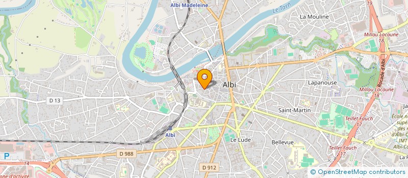localisation de l'entreprise IDDEC à ALBI